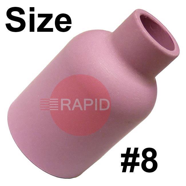 BIN57N74  Binzel Ceramic Gas Nozzle Size No 8 (Pack of 10)