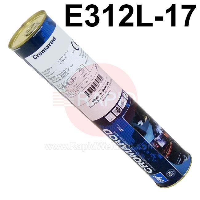 E3122X  Elga Cromarod 312L Stainless Steel Electrodes. E312L-17
