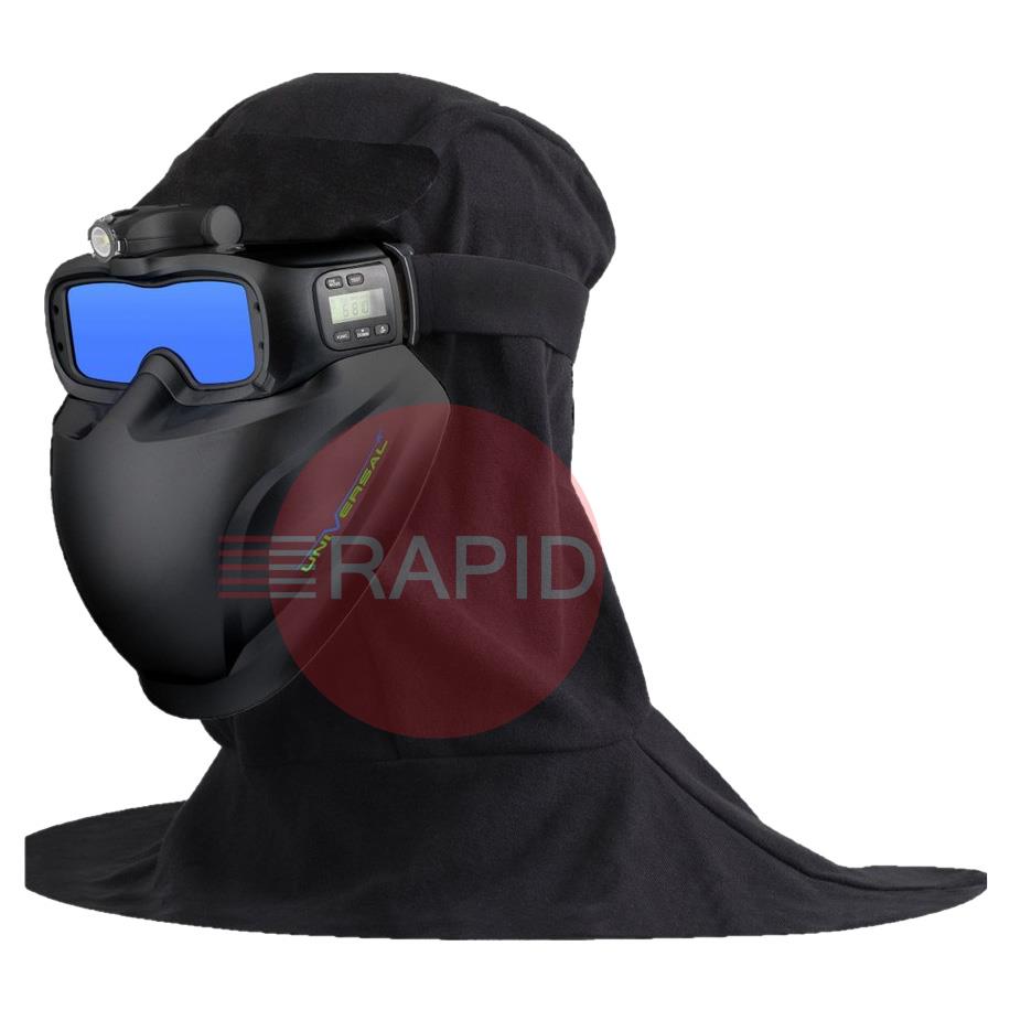 EP319-0000-005-ONE  Universal PPE G Series Auto Darkening Mask & Hood. Shade Range 9-13