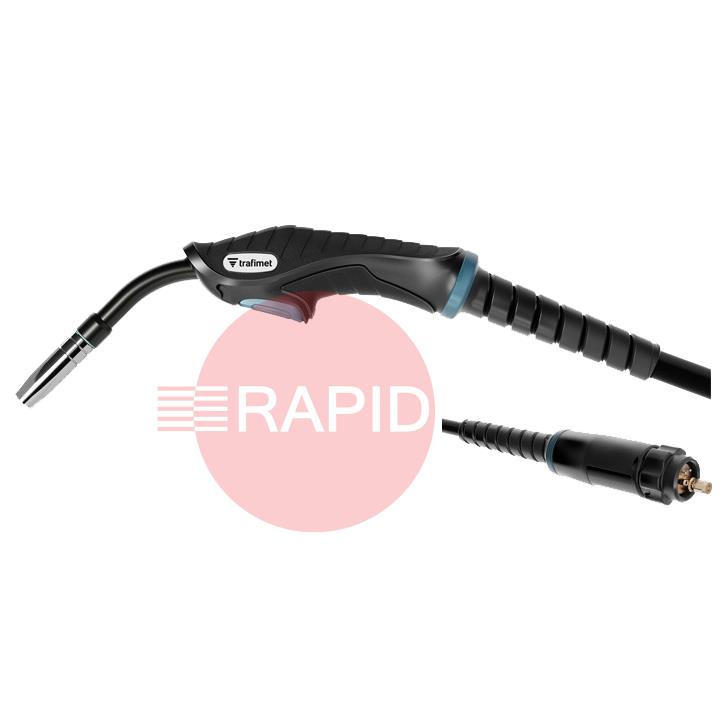 ERGOPLUS15  Trafimet ERGOPLUS 15 Air Cooled MIG Torch w/ Euro Connection, 180A CO2, 150A Mixed Gas