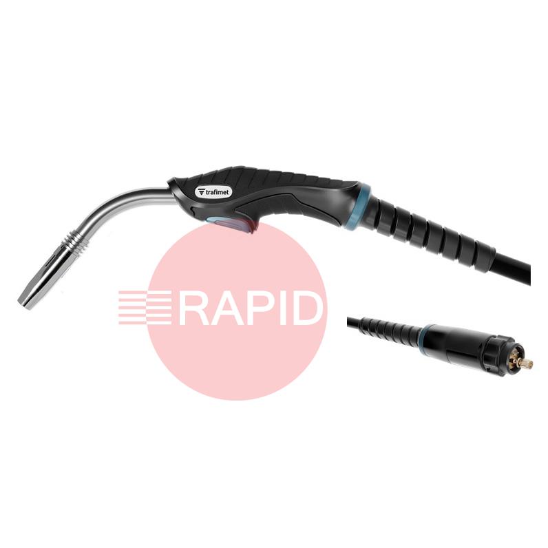 ERGOPLUS24  Trafimet ERGOPLUS 24 Air Cooled MIG Torch w/ Euro Connection, 250A CO2, 220A Mixed Gas