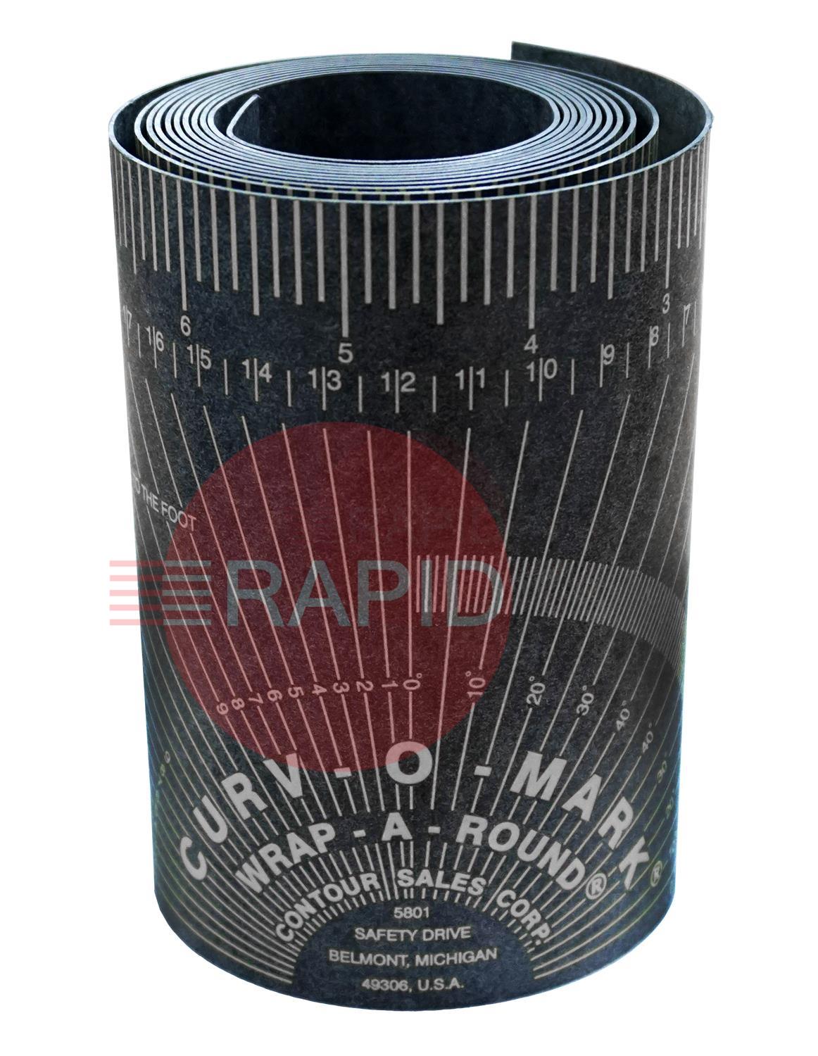 J1860  Curv-O-Mark 177B Pipe Wrap-A-Round - 350°F, X-Large, 4 to 12 Diameter