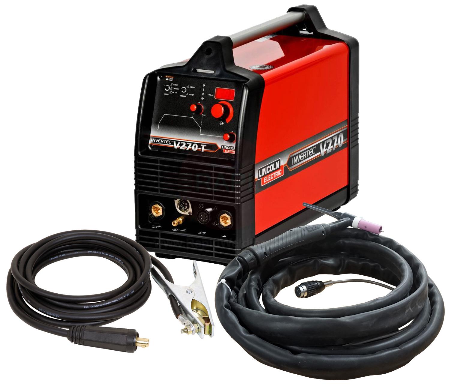 Buy Lincoln Invertec V270 T Dc Tig Welder Ready To Weld Air Cooled Package 400v 3ph Welding 8377