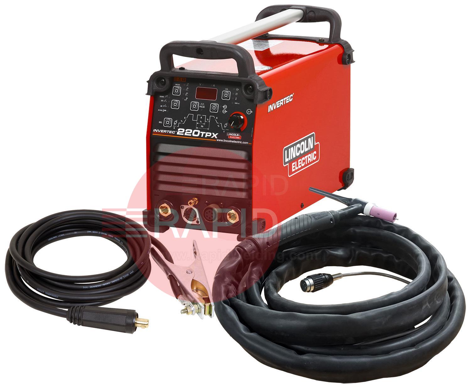 Buy Lincoln Invertec Tpx Dc Tig Welder Ready To Weld Package V