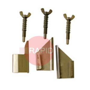 KP-GOLD-701SS  Key Plant E-Z Fit Gold Stainless Steel Covers & Screws. 25 - 76mm (1 - 3)