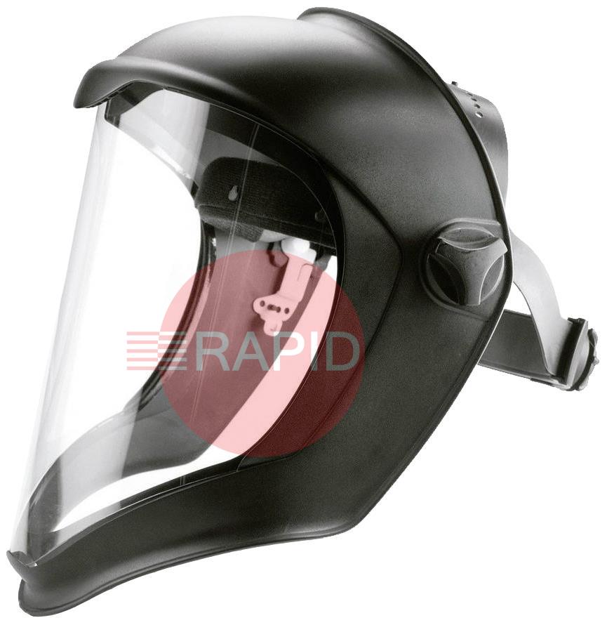 PUL1011933  Honeywell Bionic Face Shield Helmet - Clear Acetate Uncoated Visor (Chemical), EN 166:2001