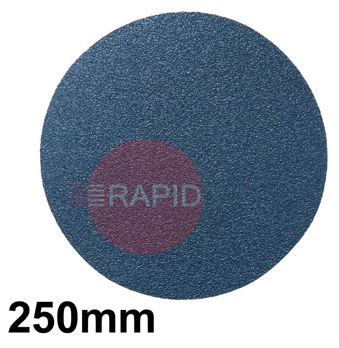 SXDZ002500010  SAITEX-D 250mm (10) Zirconium Fibre Sanding Disc