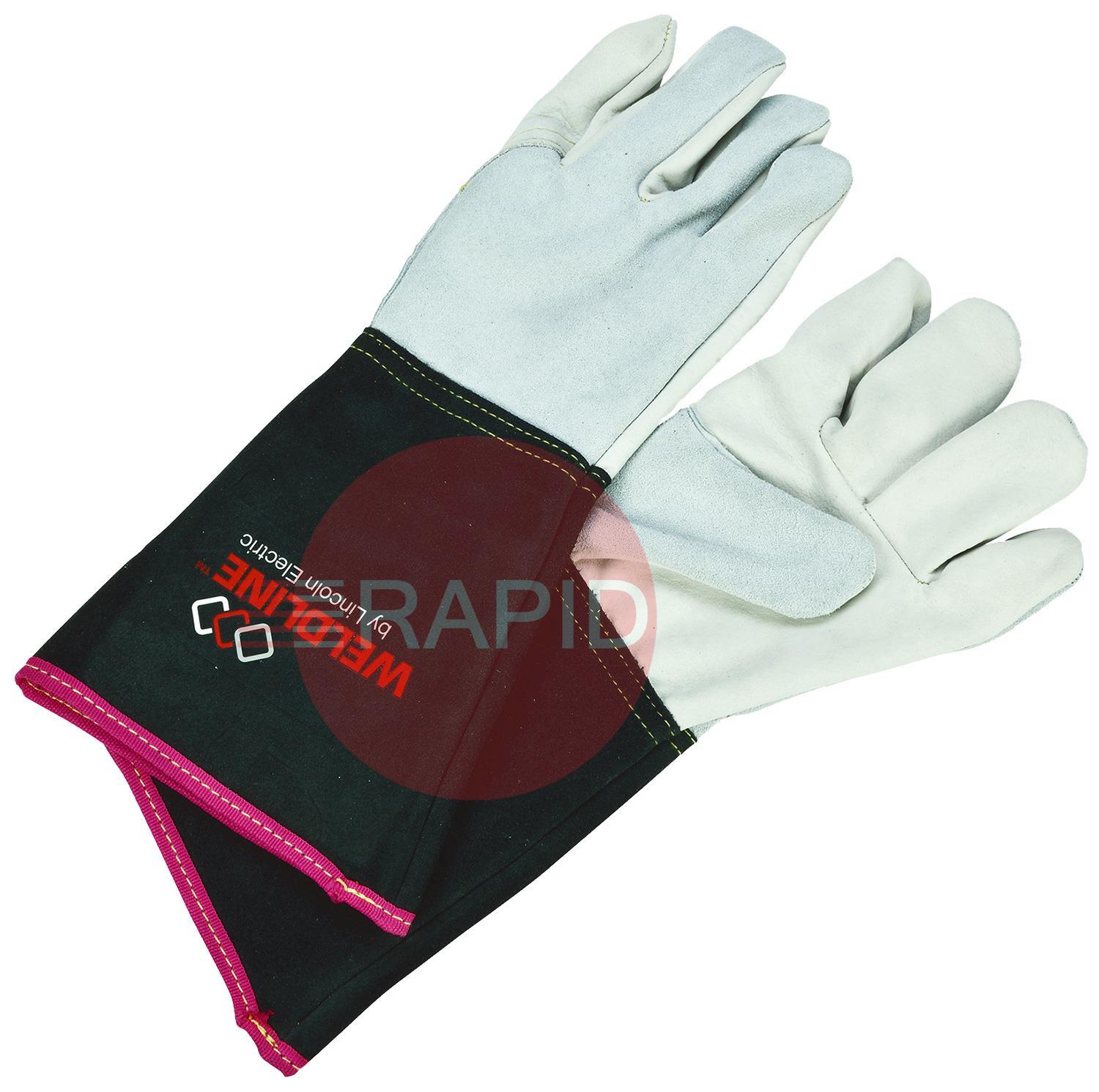 WG-MIG-1-CE-T8-L  Weldline Female MIG Universal Comfort Welding Gloves, Size 8 - EN 388: 2016, EN 407: 2004
