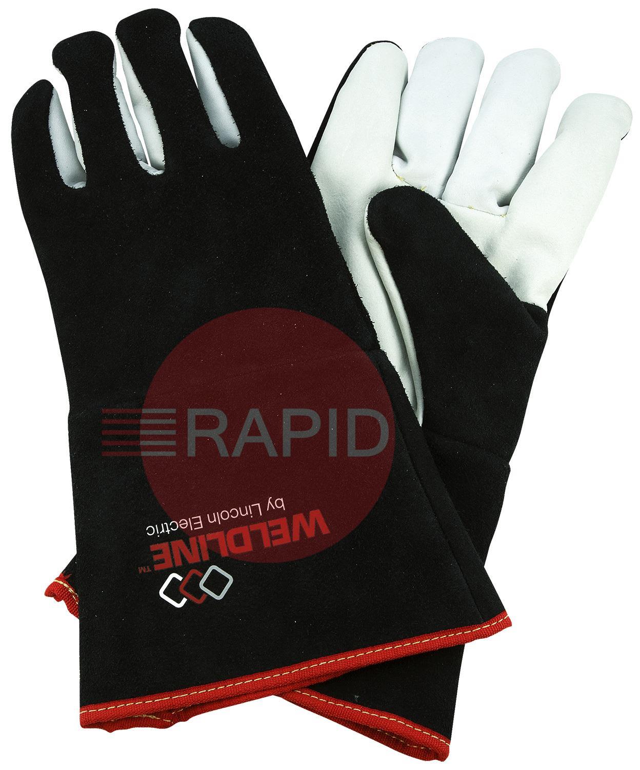 WG-MIG-4-CE  Weldline MIG Iron Protect+ Welding Gloves, Size 10 - EN 388: 2016, EN 407: 2004