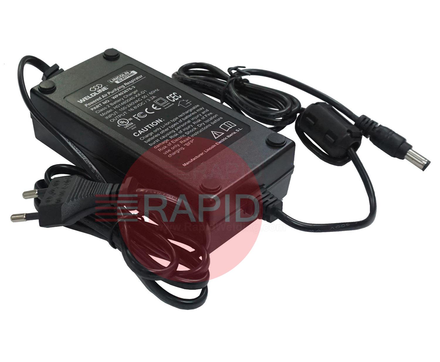 WP403676-3  Lincoln Europure PLUS 5500 LS Fast Charging EU Battery Charger, 100-240 VAC