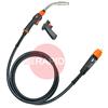 GXE403GMN  Kemppi Flexlite GXe K3 403GMN Air Cooled 400A MIG Torch, w/ Multi-Neck System & Euro Connection