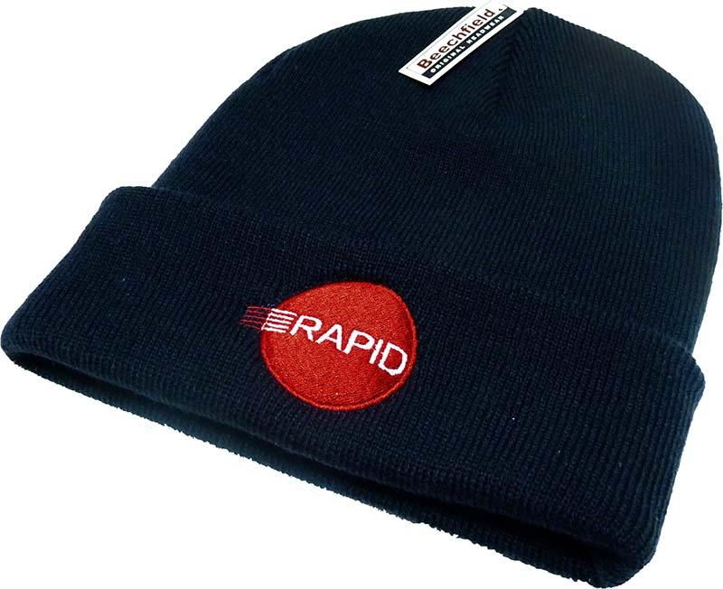 PROMOBEANIES  Rapid Welding Navy Beanie Hat